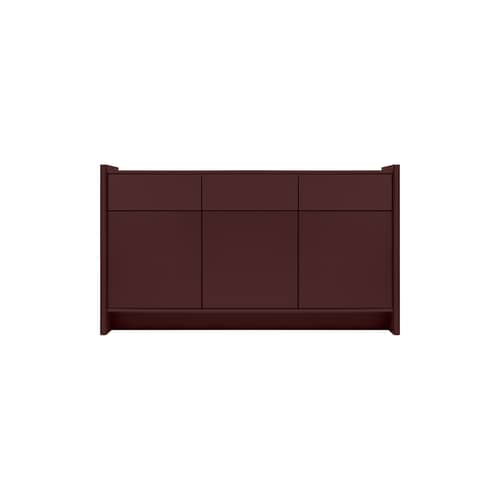Buffet Rali bois rouge / L 160 x H 91 cm - NOO.MA - Vin de myrtille - MDF