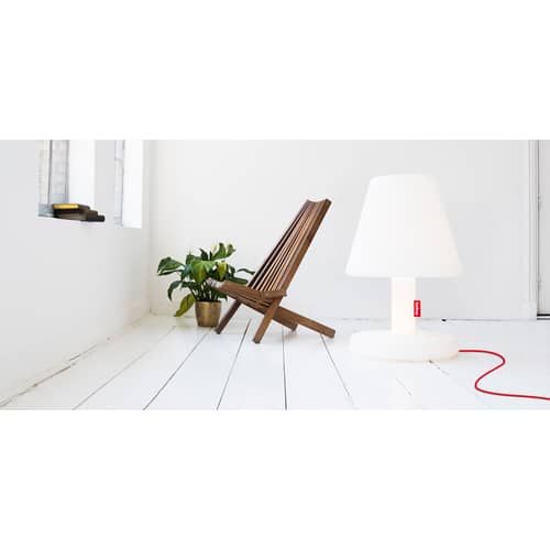 Lampada da esterno Edison the Grand Bluetooth materiale plastico bianco / H 90 cm - LED - Fatboy - Bianco/Bluetooth - Polietilene