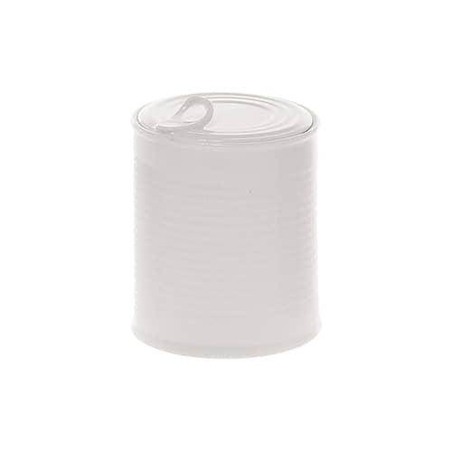 Boîte Estetico quotidiano céramique blanc Medium / Sucrier - Ø 10 x H 12 cm - Seletti - A l\'unité / Blanc - Porcelaine