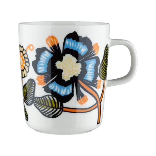 Mug Tiara céramique multicolore / 25 cl - Marimekko - Tiara / Multicolore - Grès
