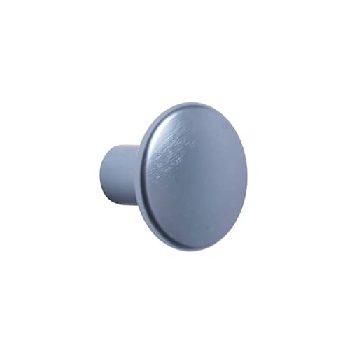 Patère The Dots Metal Small / Ø 2,7 cm - Muuto - Bleu clair - Acier