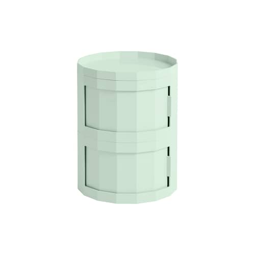 Rangement Facet Low / H 48 cm - 2 portes - Hay - Vert menthe - ABS recyclé