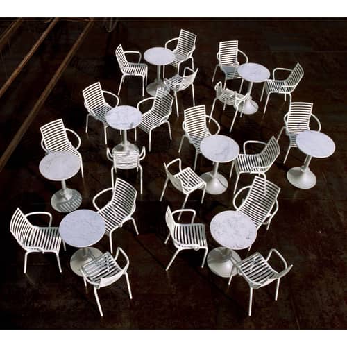 Pip-e Stackable armchair - Plastic by Driade - White - Polythene