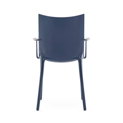 Stuhl H.H.H plastikmaterial blau / Recycled - Kartell - Glänzend- Blau - Recyceltes thermoplast. Technopolymer
