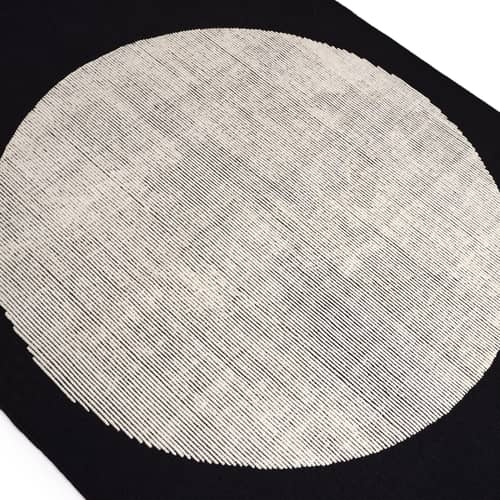 Tapis Disc noir / 170 x 240 cm - Tom Dixon - 170 x 240 cm - Coton, Laine