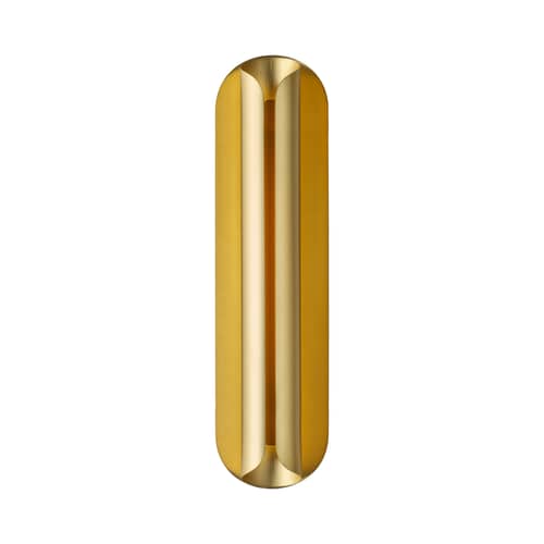 Wandleuchte Rosalie Large metall gold / LED - H 60 x B 15 cm - DCW éditions - Gold - eloxiertes Aluminium