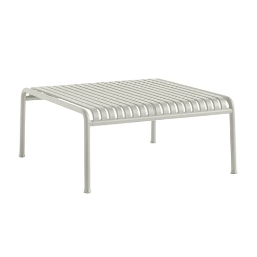 Couchtisch Palissade metall grau / 81,5 x 86 x H 38 cm - R & E Bouroullec - Hay - Hellgrau - Stahl