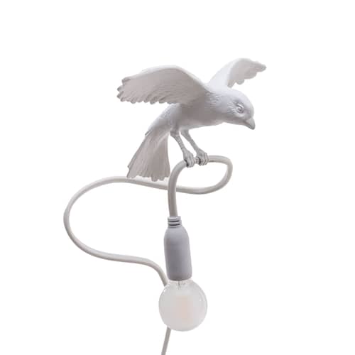 Lampe à pince Sparrow / Cruising plastique blanc - Seletti - Cruising / Blanc - Acier, Résine