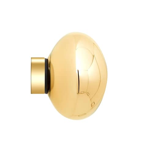 Applique Melt Surface Mini LED / Plafonnier - Ø 30 cm / Change de couleur - Tom Dixon - Or - Polycarbonate