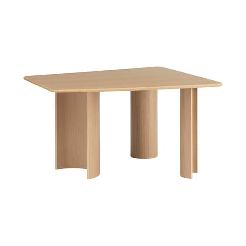 Re-Norm Rectangular table natural wood / 130 x 120 cm - Muuto - Oak - Oak veneer