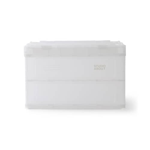 Schachtel Blox Large plastikmaterial transparent / 59,5 x 41 x H 38,5 cm - STUDIO ABOUT - 59,5 x 41 x H 38,5 cm - Polypropylen