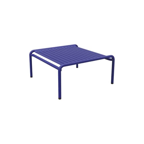 Table basse Week-end métal bleu / 69 x 60 cm - Aluminium - Petite Friture - Bleu - Aluminium thermolaqué époxy