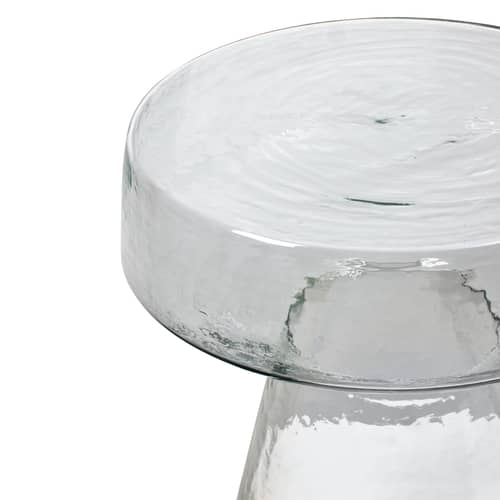 Table d\'appoint Clara verre transparent / Ø 39 x H 44 cm - BROSTE COPENHAGEN - Transparent - Verre