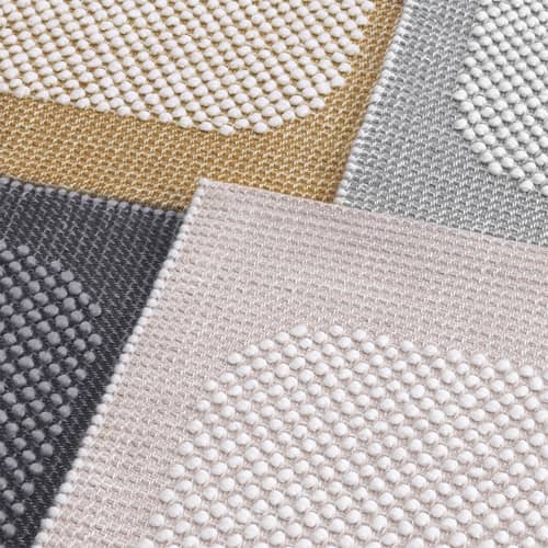 Teppich Pebble textil grau / handgewebt - 170 x 240 cm - Muuto - Hellgrau - Jutefaser, Wolle