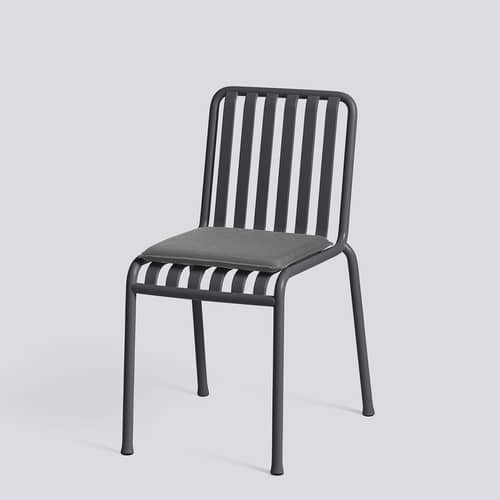 Zubehör  textil grau / Sitzkissen - für Stapelbarer Stuhl & Sessel Palisade - Hay - Anthrazit - Schaumstoff