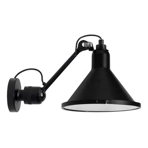Applique d\'extérieur 304 XL Outdoor Seaside métal noir / Orientable - Ø 32 cm / Cône - DCW éditions - Noir - Acier inoxydable