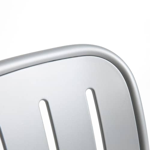 Chaise empilable Deville métal gris - Hay - Gris argent - 