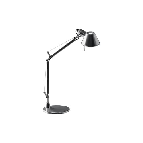 Lampe de bureau Tolomeo Micro métal chromé / 1987 - Artemide - Chromé - Acier, Aluminium