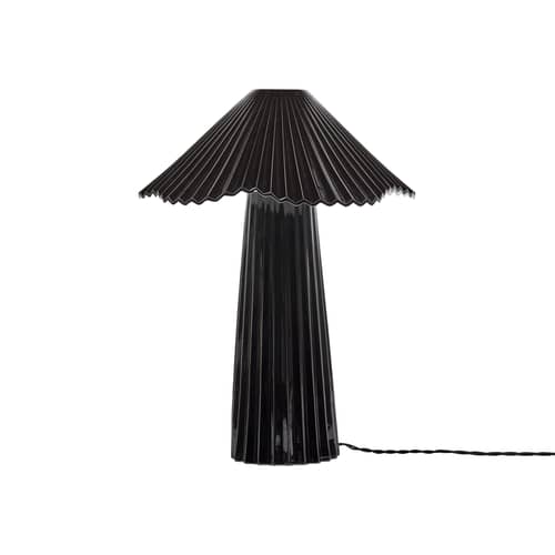 Lampe de table Uala Large / Ø 37.5 x H 48 cm - Serax - Noir - Porcelaine