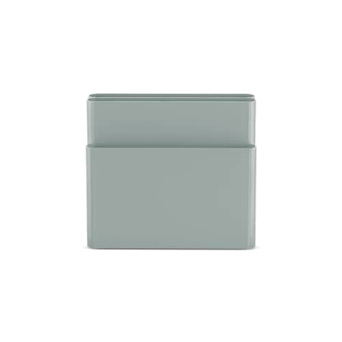  Magazine holder plastic material green / Giotto Stoppino, 1979 reprint - Kartell - Green - Recycled thermoplastic technopolymer