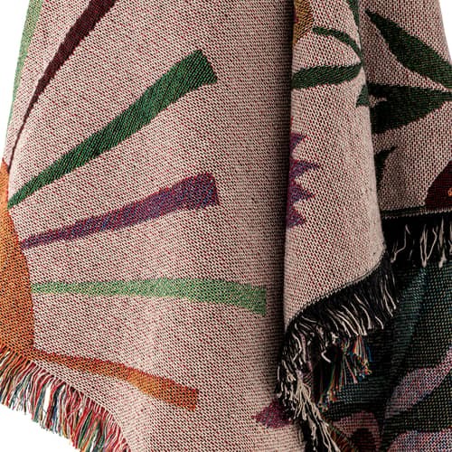 Yash Plaid textile multicoloured / 160 x 130 cm - Bloomingville - Multicoulered - Cotton, Polyester