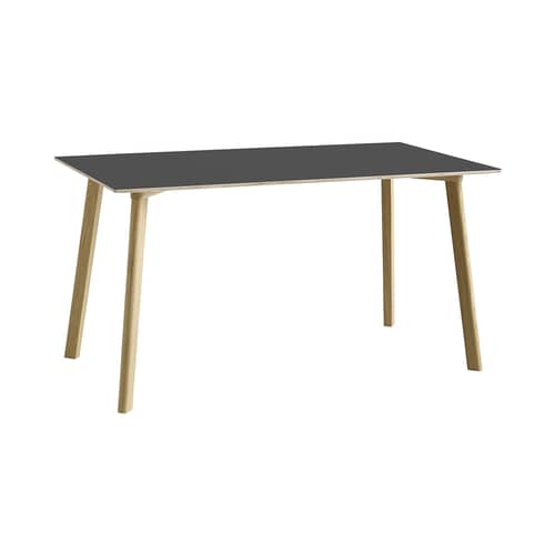 Hay Copenhague CPH DEUX 210 Rectangular table - charcoal grey