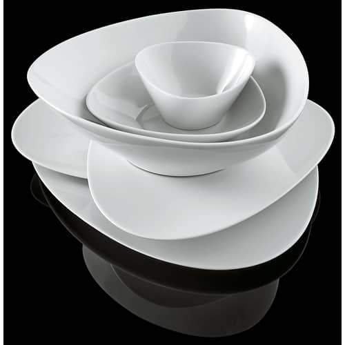 Tasse à café Colombina céramique blanc - Alessi - Tasse blanche - Porcelaine Bone China