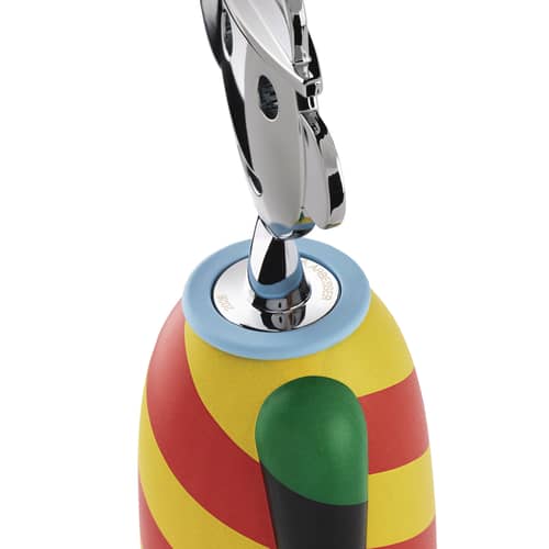 Tire-bouchon Alessandro M. - Twirl / édition limitée 2026 (Alessandro Mendini, 1994) - Alessi - Twirl / Multicolore - Biocomposite AlkiPaper, Zamac chromé