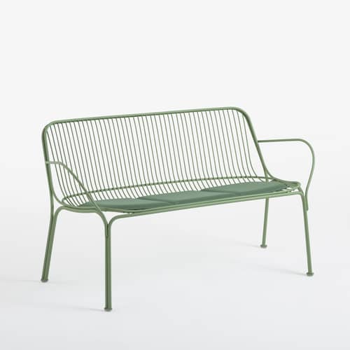 Accessoire  tissu vert / Coussin d\'assise pour canapé HiRay - Recyclé - Kartell - Vert foncé - Polyuréthane, Tissu recyclé