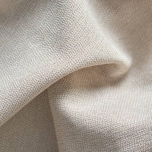 Lounge Sessel Bridge textil beige / Zentrales Modul für ein modulierbares Sofa - TIPTOE - Elfenbein Beige - Holz, Schaumstoff, Wollstoff