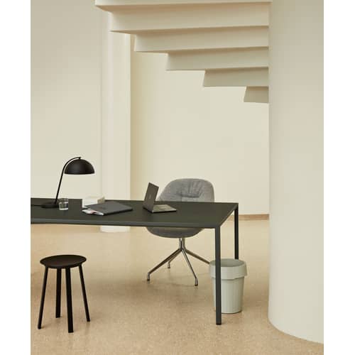 Corbeille à papier Shade plastique gris / Ø 30 x H 37 cm / Seconde vie - Hay - Gris - Polypropylène recyclable