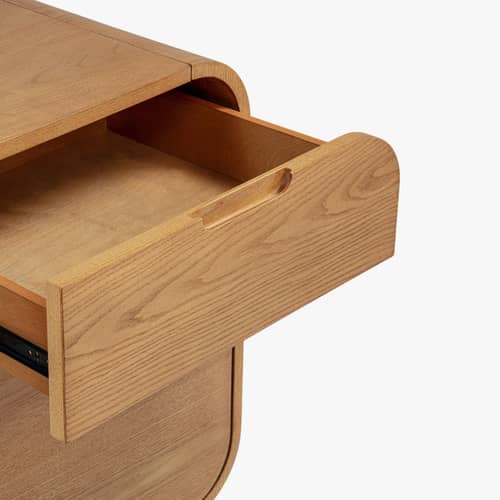 Leylia Dresser natural wood / L 150 cm - NV GALLERY - / L 150 cm - Ash veneer, Bois composite