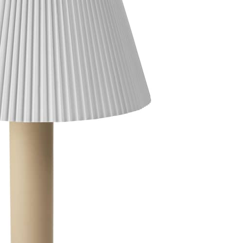 Cellu Floor lamp metal beige - Normann Copenhagen - Sand base / Red Base, legs - Aluminium, PVC, Steel