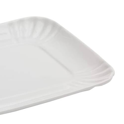 Plateau Estetico Quotidiano céramique blanc / Medium - 18 x 27 cm - Seletti - A l\'unité / Blanc - Porcelaine