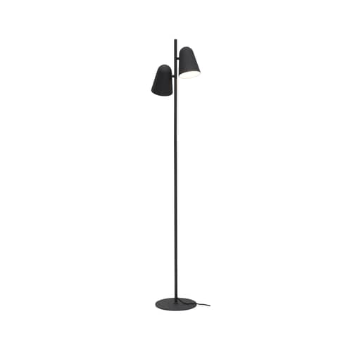 Salamanca Floor lamp metal black / 2 adjustable spotlights - Metal - It\'s about Romi - Black - Steel