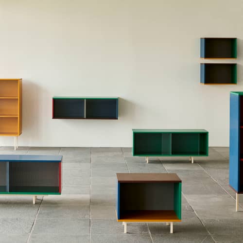 Nachttisch Colour Cabinet Floor von Hay - bunt | Made In Design