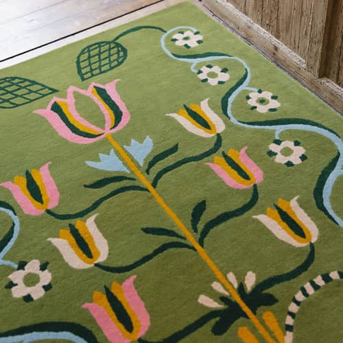 Tapis Wild at Heart / 180 x 120 cm - Edition limitée by Blumenhaus - COLORTHERAPIS - 180 x 120 cm - Laine vierge de Nouvelle-Zélande