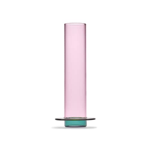 Mix Glass Towers Vase glass pink / Medium - H 27.5 cm - Serax - H 27.5 cm / Pink - Borosilicated glass