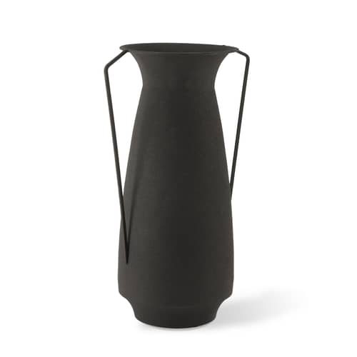 Vase Roman métal noir / Set de 4 - Usage décoratif seulement - Pols Potten - Noir - Fer laqué