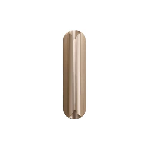 Wandleuchte Rosalie LED Large metall / H 60 x B 15 cm - DCW éditions - Nickel - Aluminium