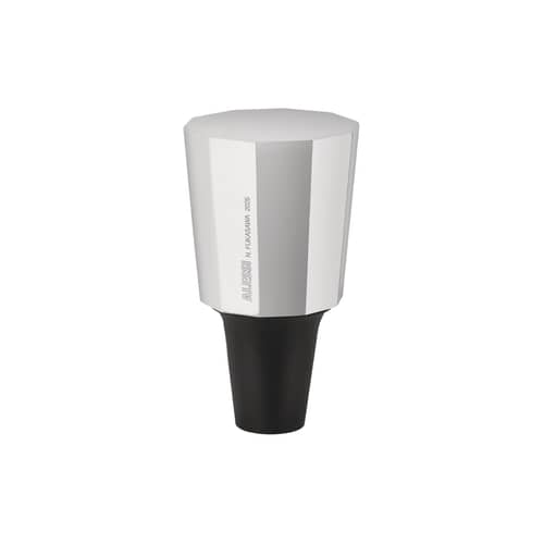 Bouchon à vin Eugenia métal - Alessi - Acier poli -  Zamak, Silicone