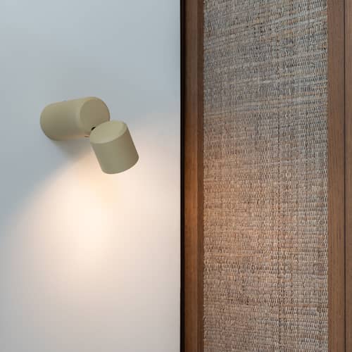 Lampe sans fil rechargeable Milan LED / Applique - Orientable - It\'s about Romi - Beige - Aluminium