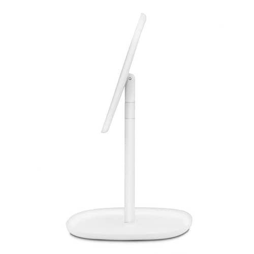 Miroir à poser Flip / Orientable - Vide-poche - Normann Copenhagen - Blanc - Acier laqué, Verre