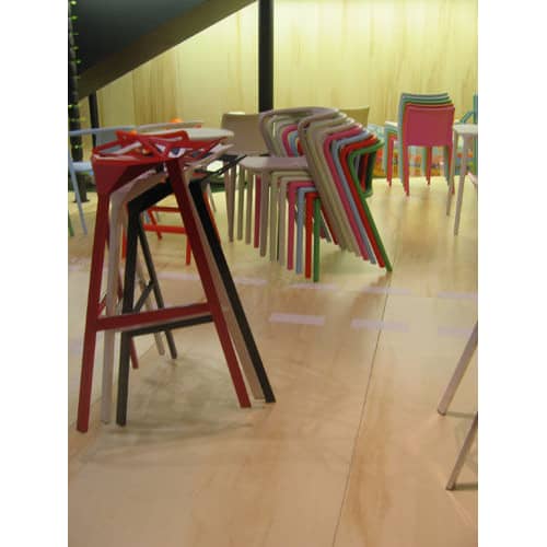 Tabouret de bar Stool One métal noir / H 67 cm - Konstantin Grcic, 2006 - Magis - Noir - Aluminium