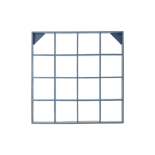 Etagère murale Bekka bois bleu / 70 x 70 x P 10 cm - Bloomingville - Bleu - Bois de récupération