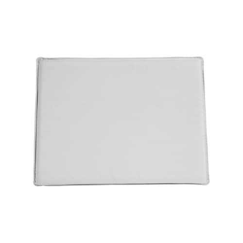 Accessoire  tissu gris blanc / Coussin assise pour fauteuil bas Hee - Hay - Gris clair - Mousse polyuréthane, Tissu oléfine