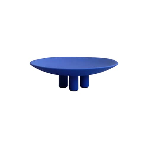 Centre de table Duck Mini céramique bleu / Ø 30 x H 9,2 cm - 101 COPENHAGEN - Bleu Marrakech - Céramique
