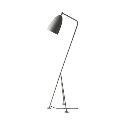 Grasshopper Floor lamp - Reissue 1947 by Gubi - Grossman - Blue / grey - Powder coated steel