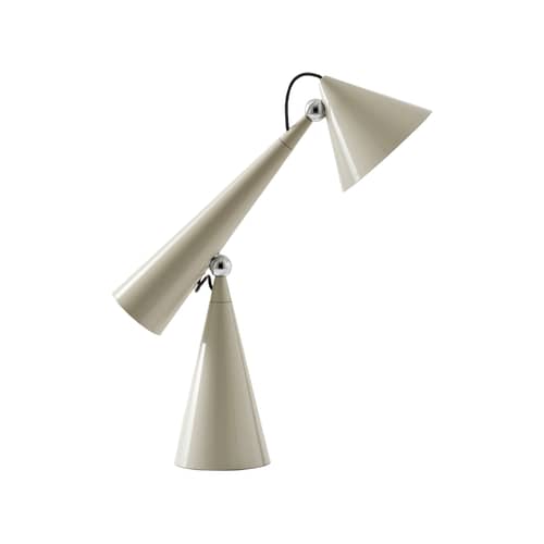 Lampe de table Pose LED plastique beige / Orientable - Tom Dixon - Beige Mastic - Polycarbonate