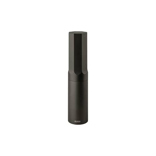 Moulin à épices KG01 métal noir - Alessi - Gris foncé - Aluminium